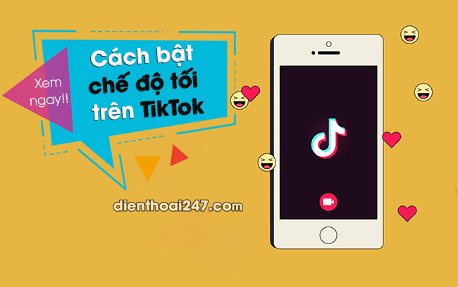  bật chế độ tối trên TikTok