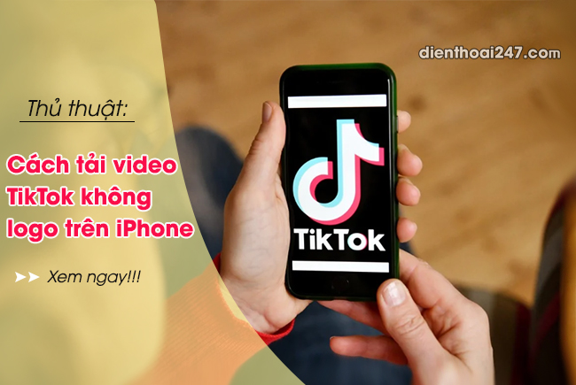 tải video TikTok không logo trên iPhone