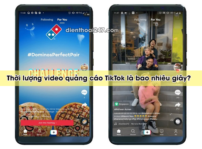 Thời lượng video quảng cáo TikTok là bao nhiêu giây