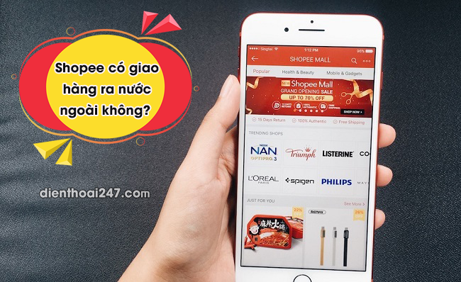 Shopee có giao hàng ra nước ngoài không