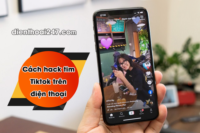 Cách hack tim Tiktok trên điện thoại