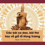 bai tho ca dao ngay gio to hung vuong